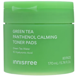 Green Tea Panthenol Calming Toner Pads product image
