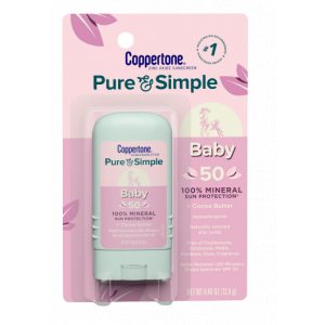 Pure and Simple Baby Sunscreen Stick SPF 50 product image