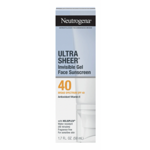 Ultra Sheer Invisible Gel Face Sunscreen SPF 40 product image