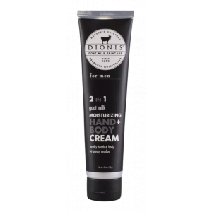 Men's 2 In 1 Natural Goat Milk Moisturizing Hand + Body Cream by Dionis Goat Milk Skincare