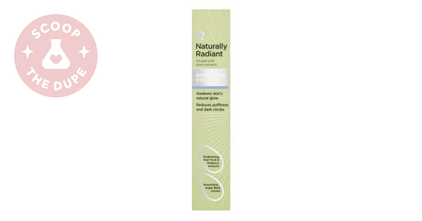 naturally radiant brightening eye cream