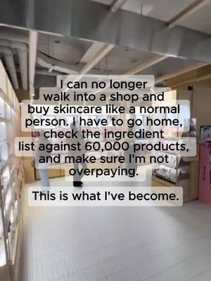 I used to just buy skincare. Now I cross-reference ingredient lists against 60,000 products before I spend a cent. We send the best finds every week — link in bio.