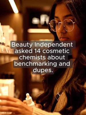 Beauty Independent went to the source — 14 cosmetic chemists — and asked them about benchmarking and dupes. The answers varied. But one thing almost everyone agreed on: the ingredient list is always where the analysis starts. That's exactly why we built SKINSKOOL. 60,000+ products, compared by their ingredient lists. See what you're actually paying for. Subscribe free — link in bio.
